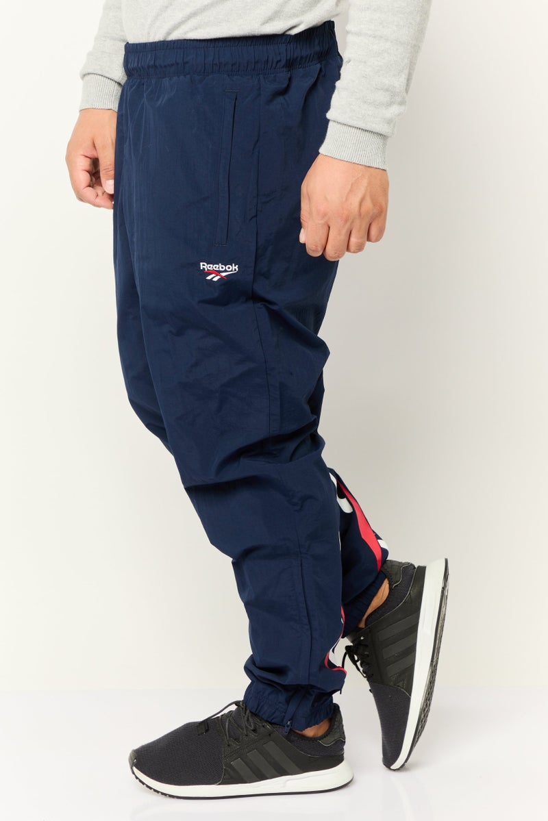 Reebok Men Classic Fit Vector Track Pants, Conavy - Image 4